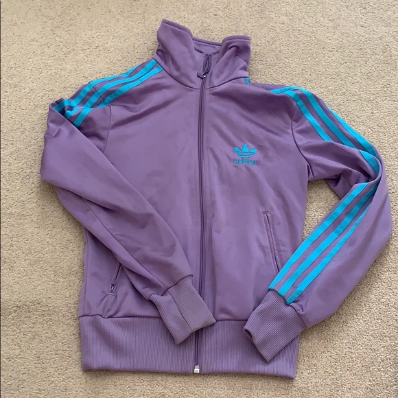adidas Tops - Purple and blue adidas jacket